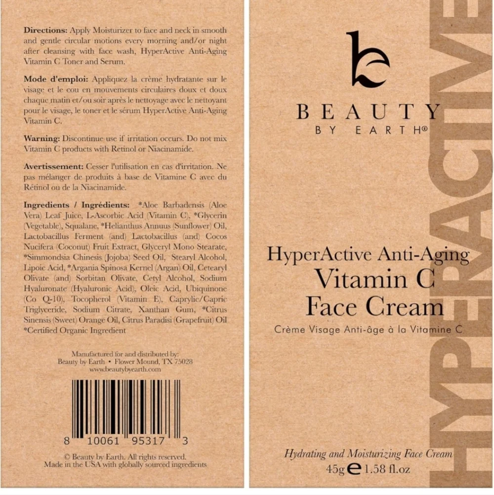 Anti Aging Vitamin C Face Cream